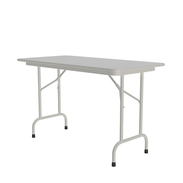 CF Melamine Folding Tables 24x48 Gray Granite